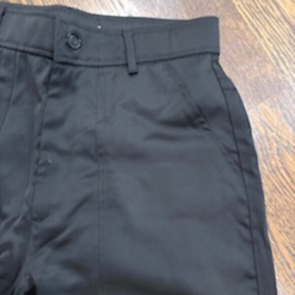 EUC Zara viscose utility/cargo black pants tall sz S - Picture 2 of 7